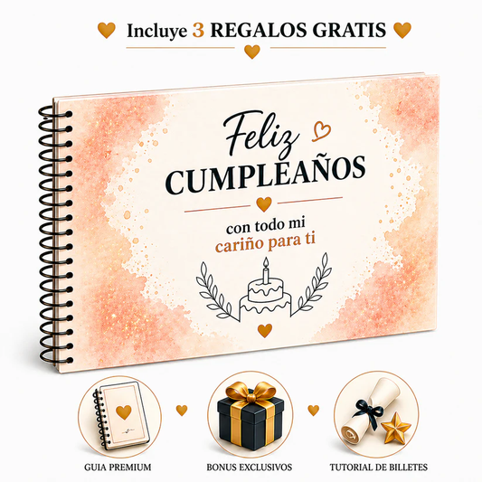 Álbum imprimible "Feliz cumpleaños"